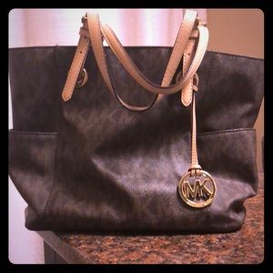 Michael Kors large monogram tote